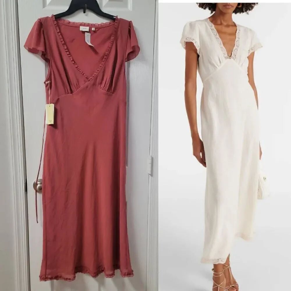 Wilfred Camelot Rose Red Dress L